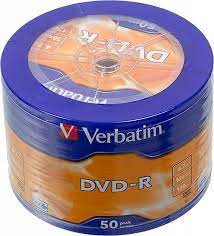 Диск DVD-R Verbatim 4.7 16 Cake Box (50шт) AZO matt silver wagon wheel (43731)