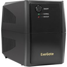 Источник бесперебойного питания Exegate UNB-500.LED.AVR.4C13 черный, 500BA. [ex294608rus]