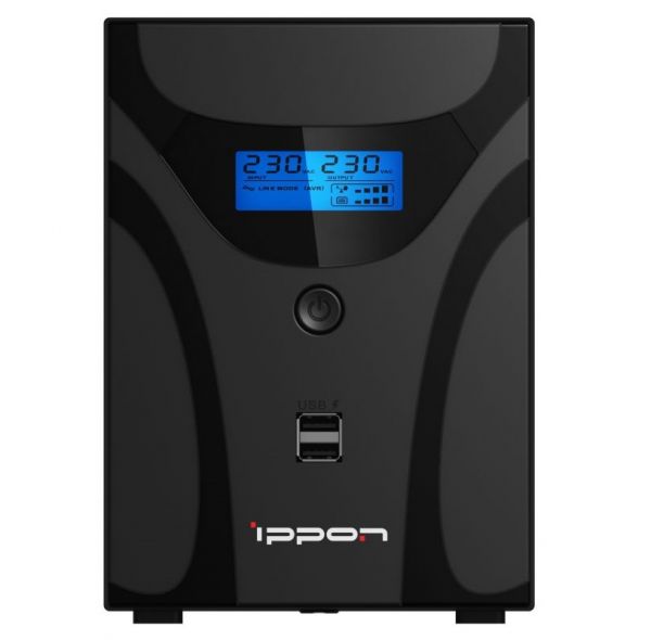 Источник бесперебойного питания Ippon Smart Power Pro II 2200 черный, 2200BA