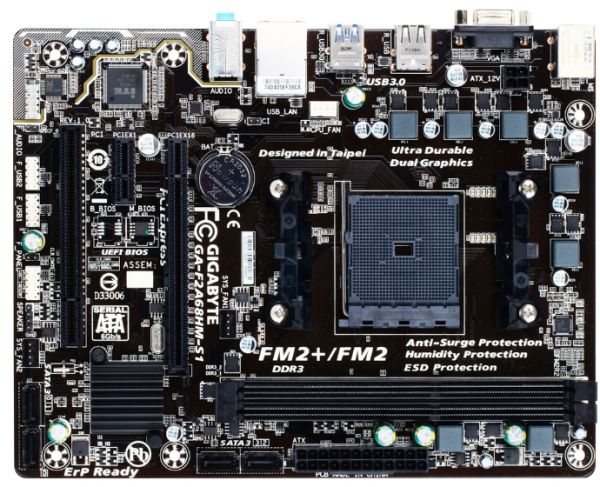 Материнская плата Gigabyte GA-F2A68HM-S1