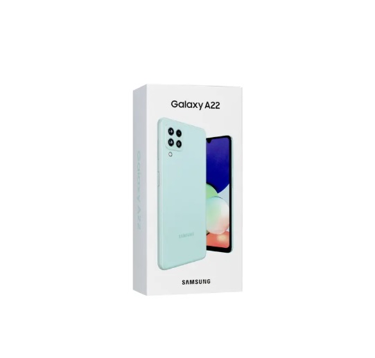 Мобильный телефон Samsung Galaxy A22 128 Гб Android 11 мятный 4096 Мб
