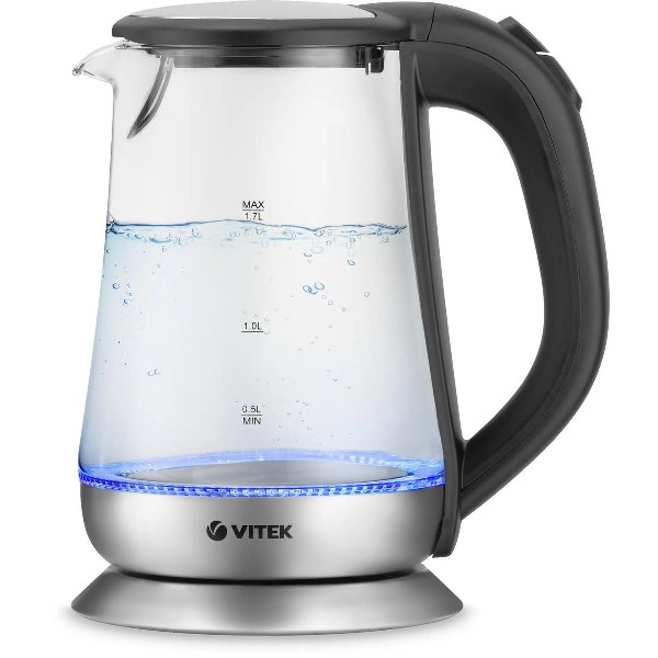 Электрический чайник Vitek VT-7036 прозрачный 1,7 л